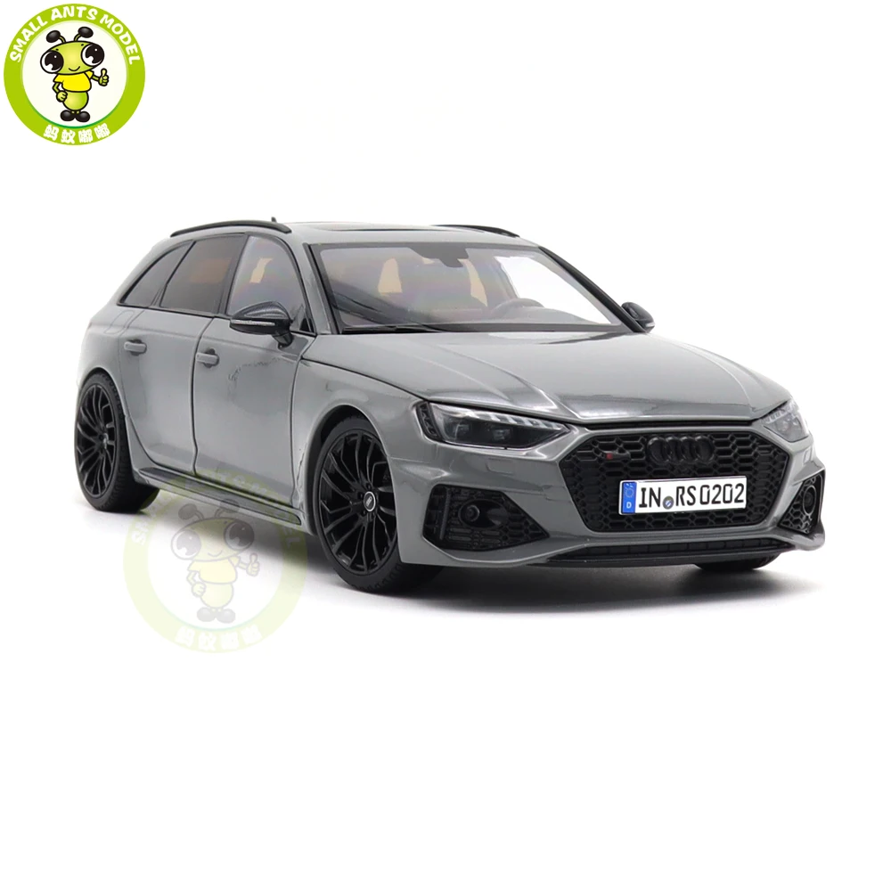 1/18 AUTOKOL RS4 RS 4 Avant 2022 B9 KengFai Diecast Model Toy Car Gifts For Husband Father Boyfriend