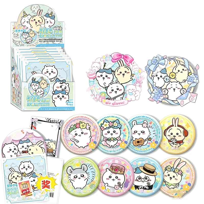 Chiikawa Yoshiichi : Pack d'émoticônes et badges de la série de dessins animés mignons – Autocollants de collection pour fans, accessoires d'anime
