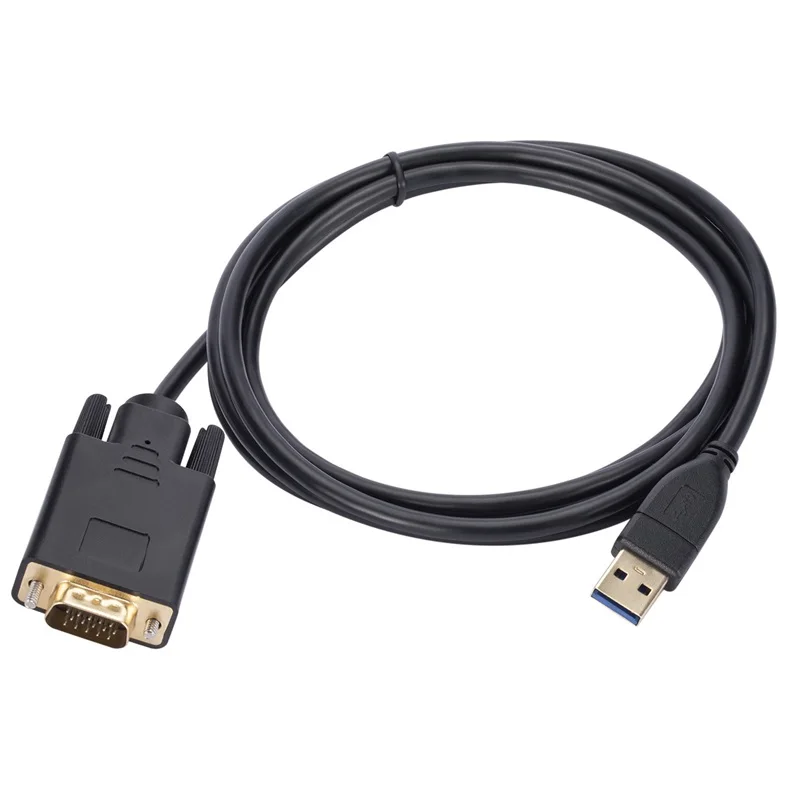 USB 3.0 to VGA adapter cable USB TO VGA adapter Video Converter  computer laptop external monitor connection cable