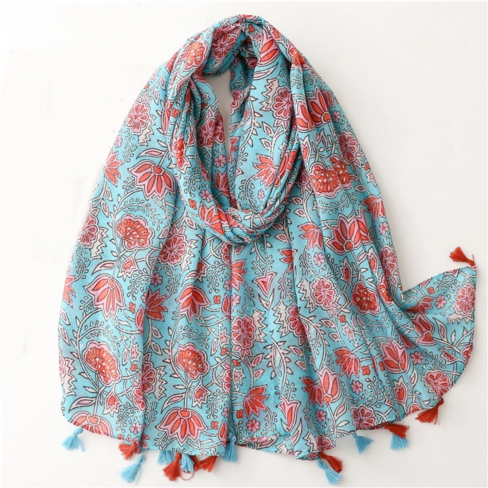 Luxury Design Print Warm Scarf New Fashion 180X90CM Lrage Shawl The Four Seasons Popular Bandanna Women Cotton And Linen Scarves