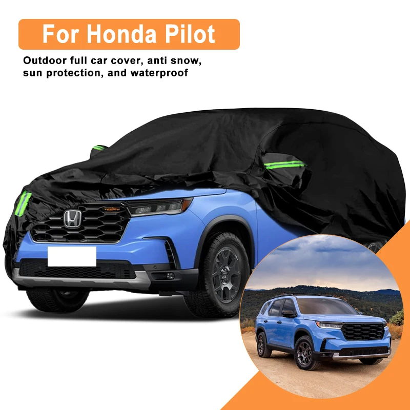 

Полное покрытие для автомобиля Honda Pilot — уличный водонепроницаемый снегозащитный солнцезащитный козырек, зимние и летние всепогодные аксессуары для автозащиты