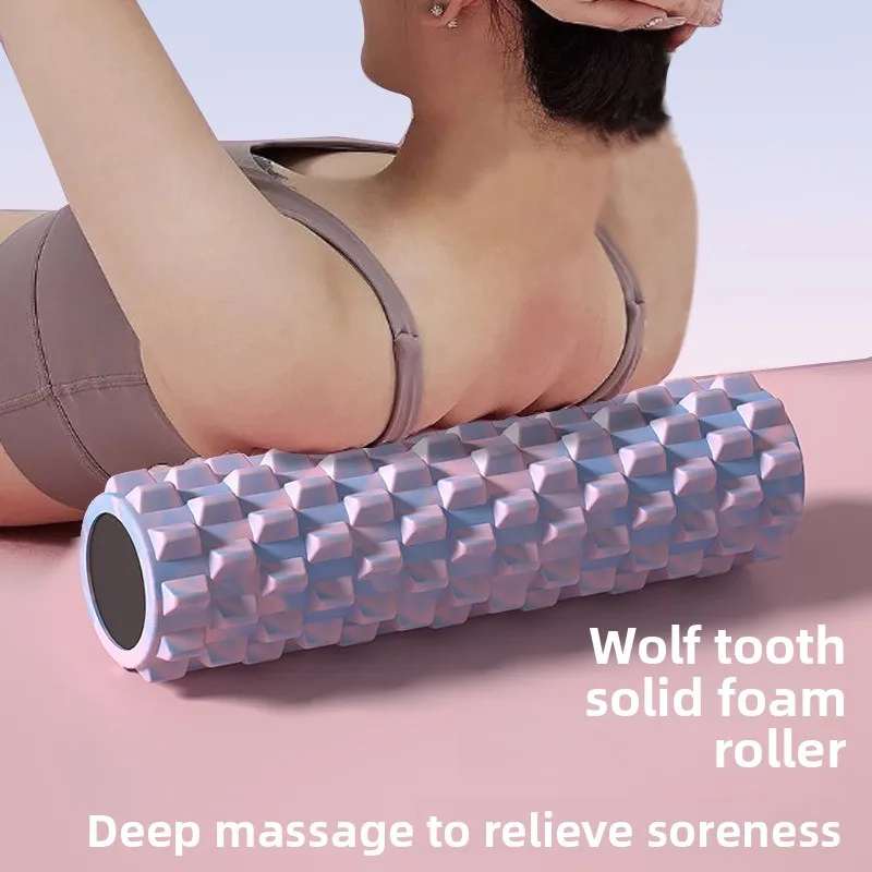 Suction Cup Support Foam Roller Eva Massage Fitness Yoga Column Exercise Relaxation Stress Relief Wall-mounted Roller Stick