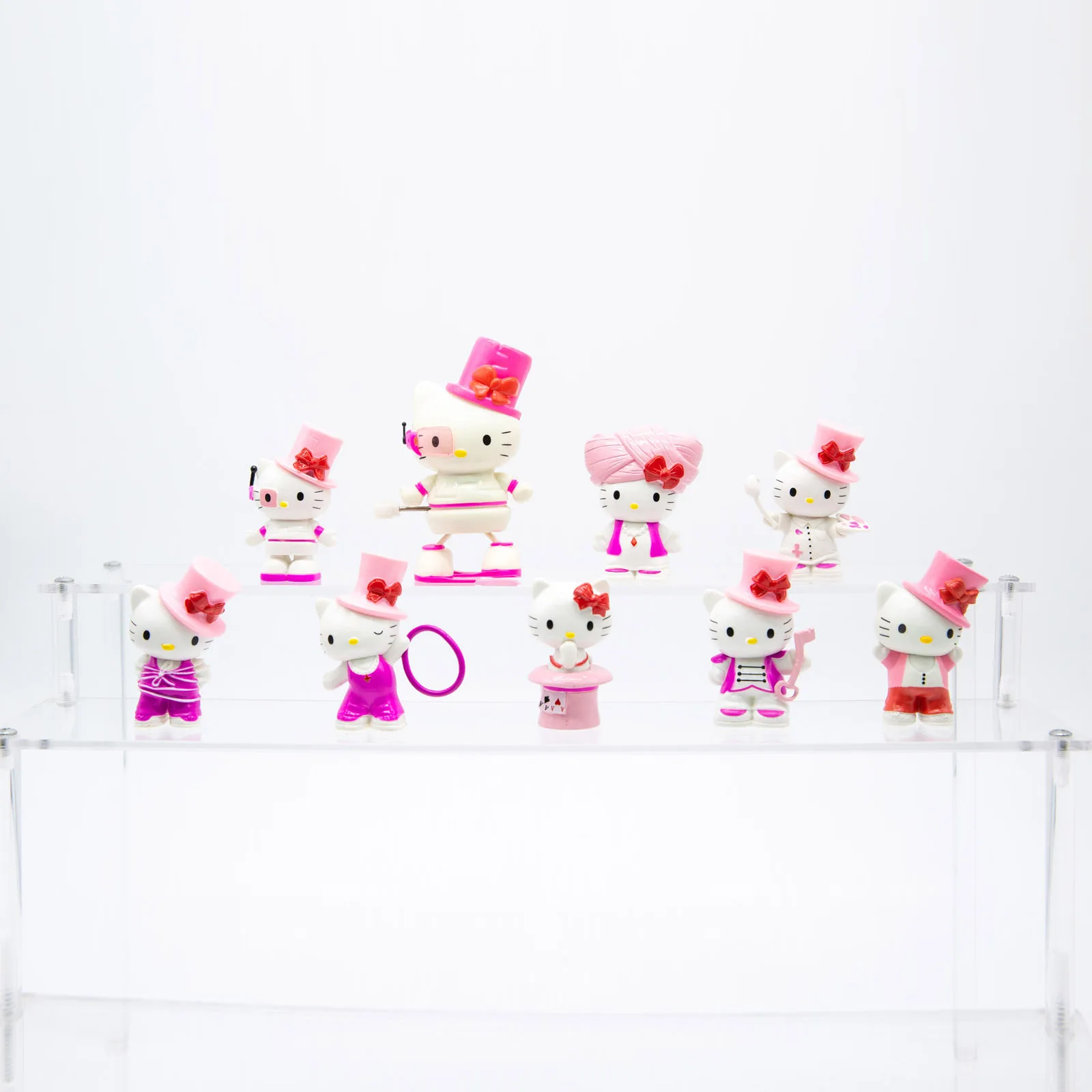 

Sanrio Hello Kitty KT Cat Magician Collection Do Magic Kitty Doll Gifts Toy Model Anime Figures Collect Ornaments