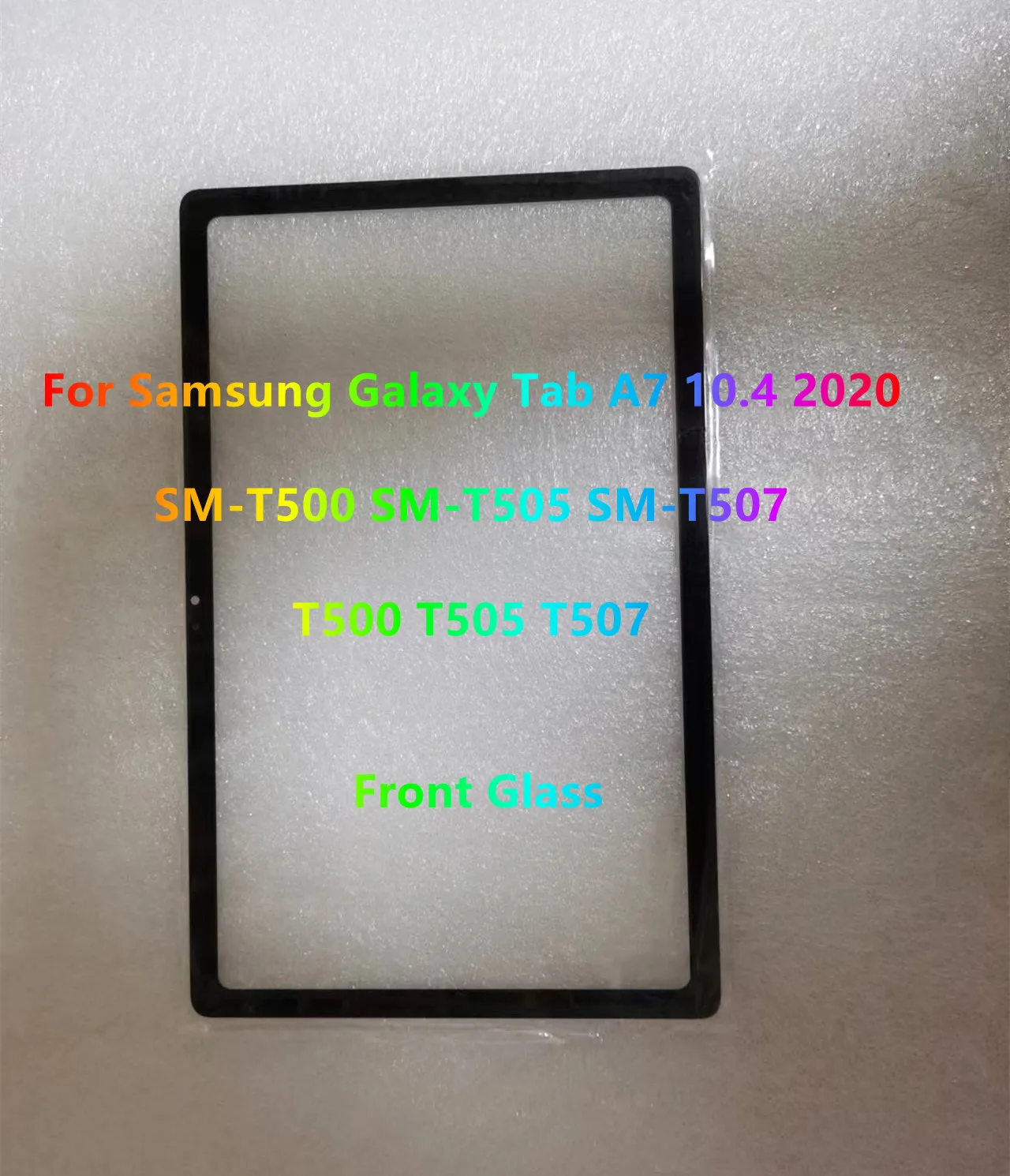 New For Samsung Galaxy Tab A7 10.4 2020 SM-T500 SM-T505 SM-T507 T505 T507 T500 Touch Screen Front Glass With Laminated OCA Glue