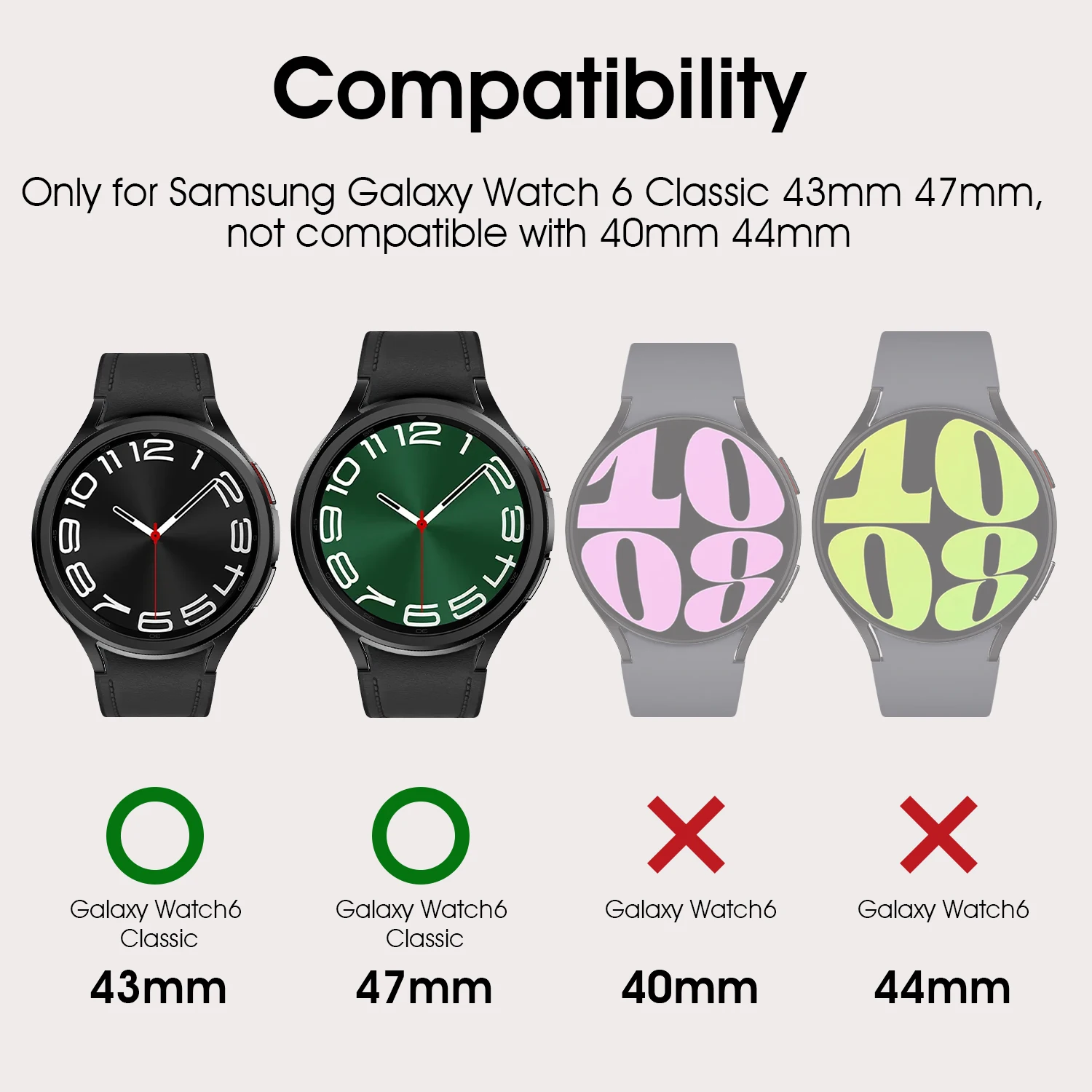 Lunetta in metallo per Samsung Galaxy Watch 6 Classic 43mm 47mm Cover Bezel Ring Protector per Galaxy Watch 6 Classic 43mm 47mm Bumper