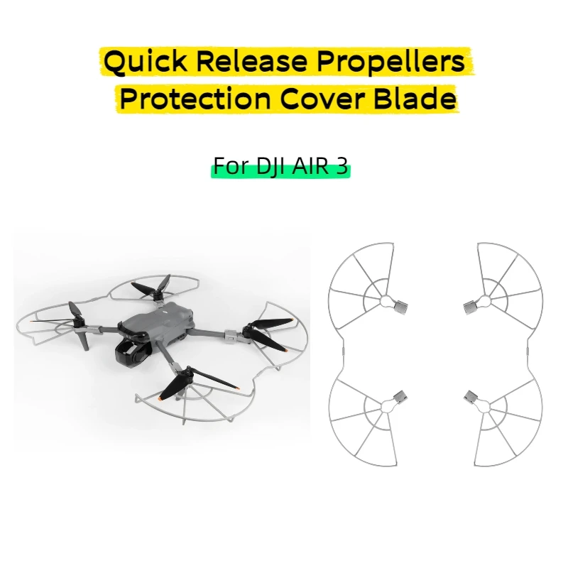 Voor Air 3S Quick Release Propellers Bescherming Cover Blade Prop Anti-collision Guard Ringen voor DJI AIR 3 drone Accessoires