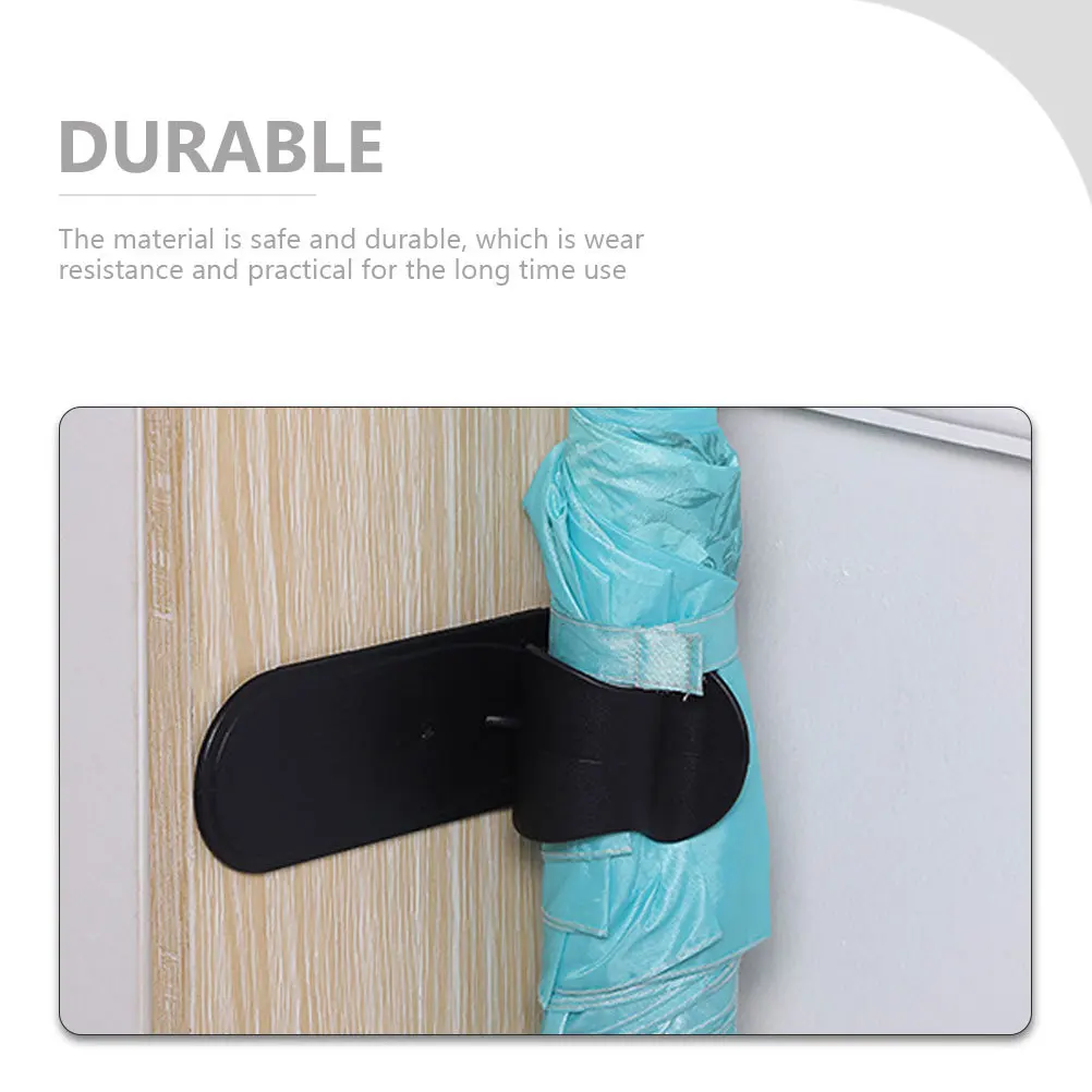 

4Pcs Car Umbrella Holder Strong Wear Resistant Hook for Trunk Door Organization Compact Design Easy Install Removable Use