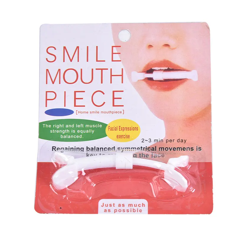 * Hot Sale Facial Muscle Exerciser Slim Mouth Piece Toner Flex Face Smile Cheek Relaxed