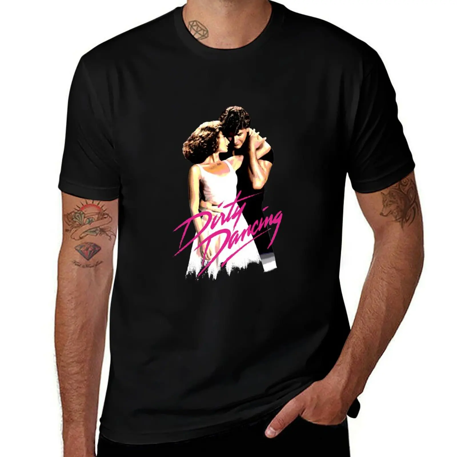 romance dancing dirty T-Shirt Big and Tall Basic Tee Shirt