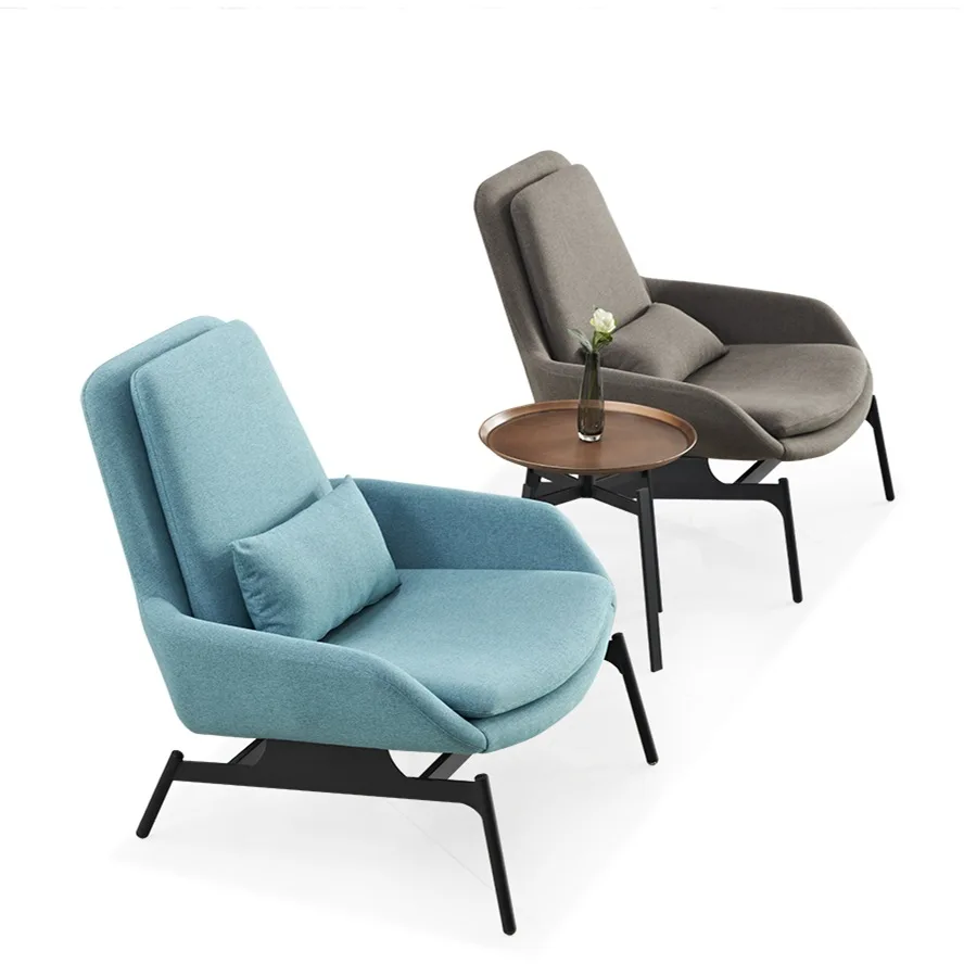 Hot Selling Living Room Chairs Italian Style Fabric Reclinable Lounge Chair With High Back for Living Room Hotel