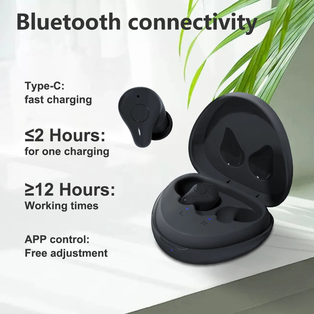 Цифровой слуховой аппарат с поддержкой Bluetooth, 16 каналов