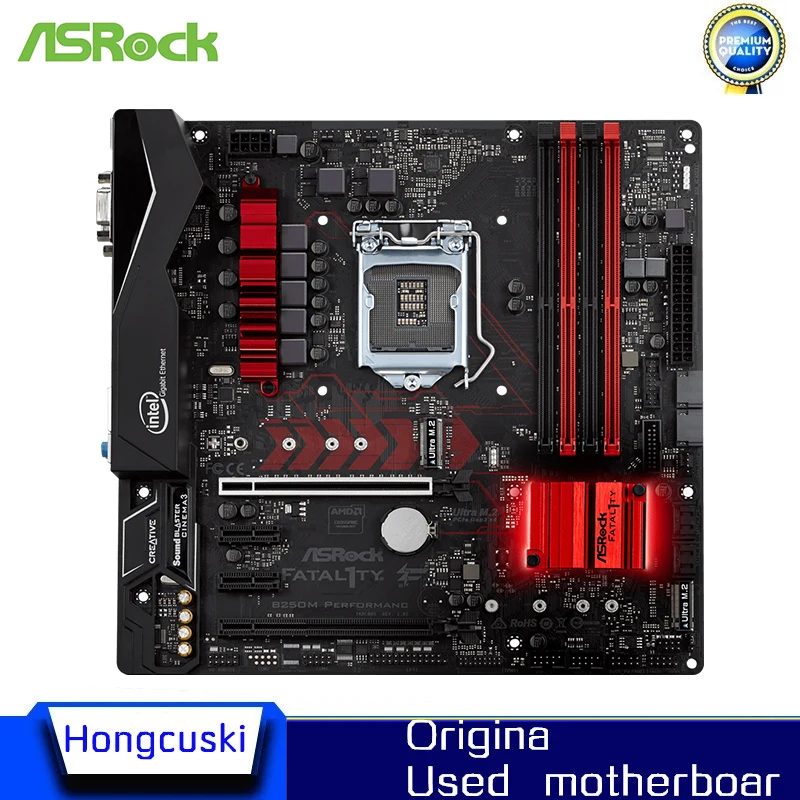 

ASRock Fatal1ty B250M Performance Motherboard B250 LGA 1151 DDR4