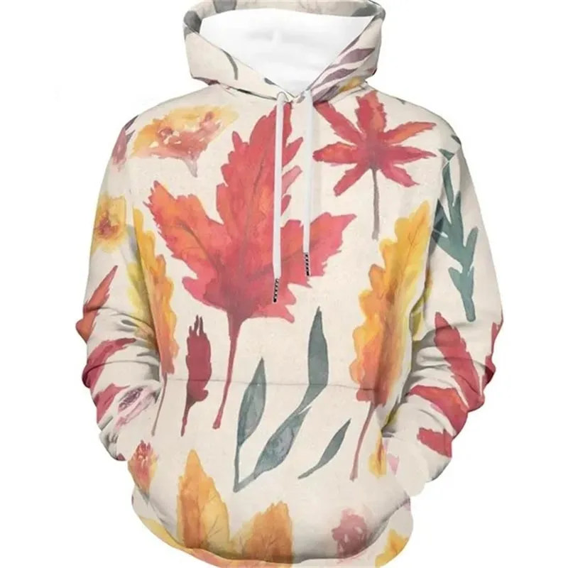 

Autumn Leaves Patterns 3D Graphic Hoodies For Men And Women Clothing Hoodie Sweatshirt Casual Trendy Unisex High Quality Hooded