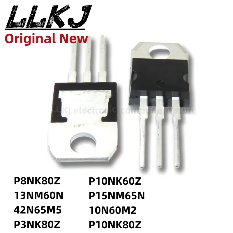 1pcs STP8NK80Z STP13NM60N STP42N65M5 STP3NK80Z STP10NK60Z STP15NM65N STP10N60M2 STP10NK80Z TO-220 MOS FET