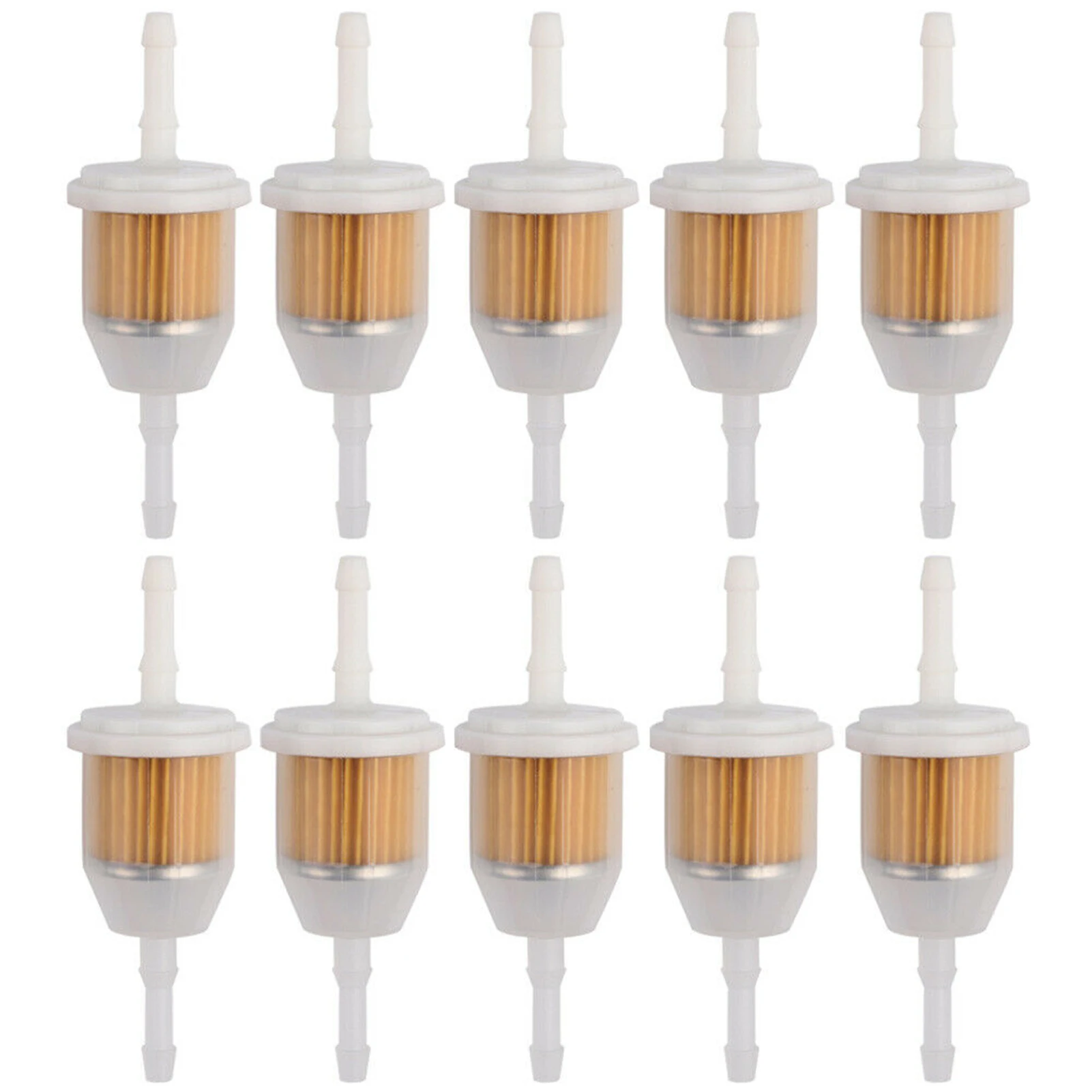 6MM x 8MM 1/4'' 5/16'' Inline Fuel Gas Filter for Lawn Mower Small Engine 6MM x 8MM 1/4\" 5/16\" Fuel Filter Fuel Filter