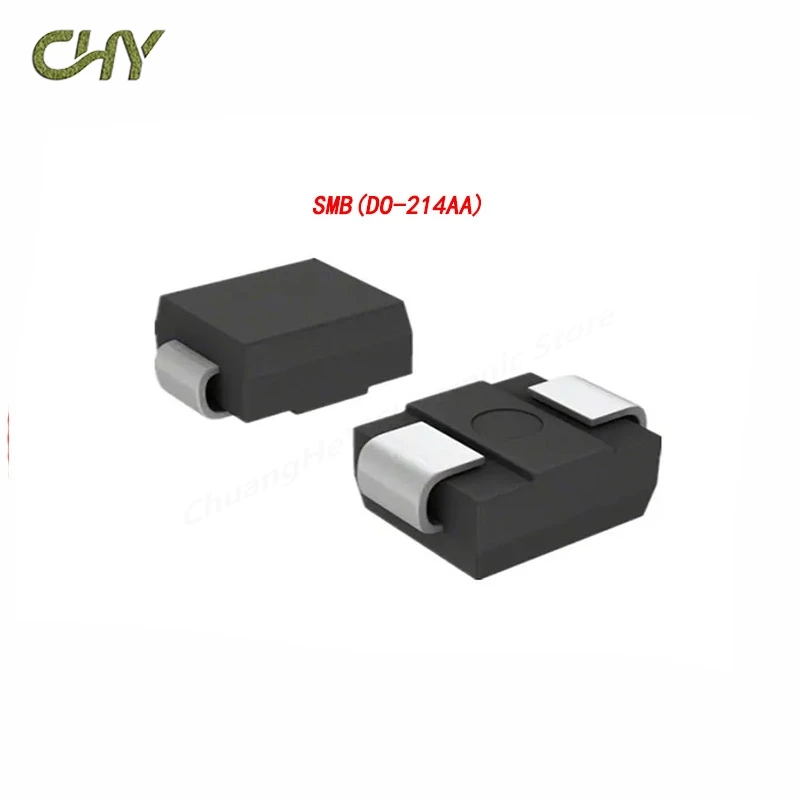 50Pcs/Lot Unidirectional P6SMBJ6.8A Bidirectional P6SMBJ6.8CA Surface-Mount 6.8V TVS Transient Voltage Suppressor Diodes SMB