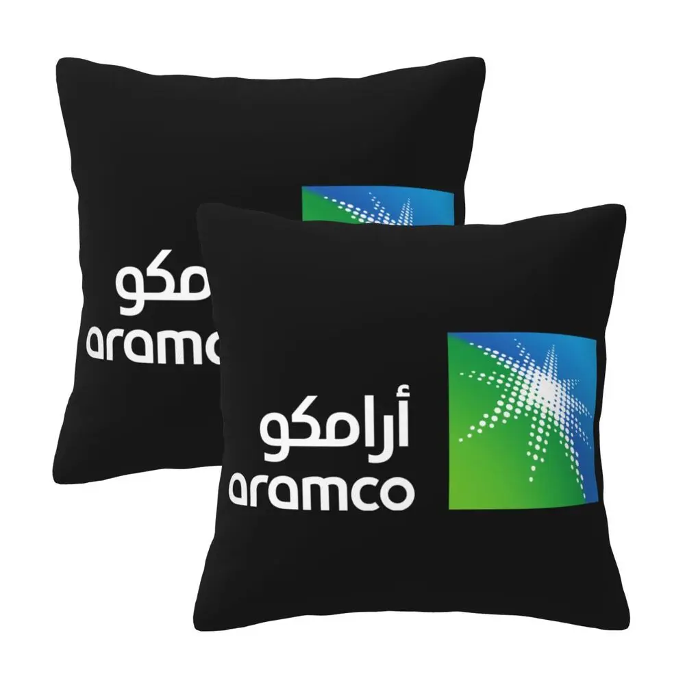 NEW Saudi Aramco Fashion Pillowcases Decorative Pillow Covers Soft and Cozy 2 PCS