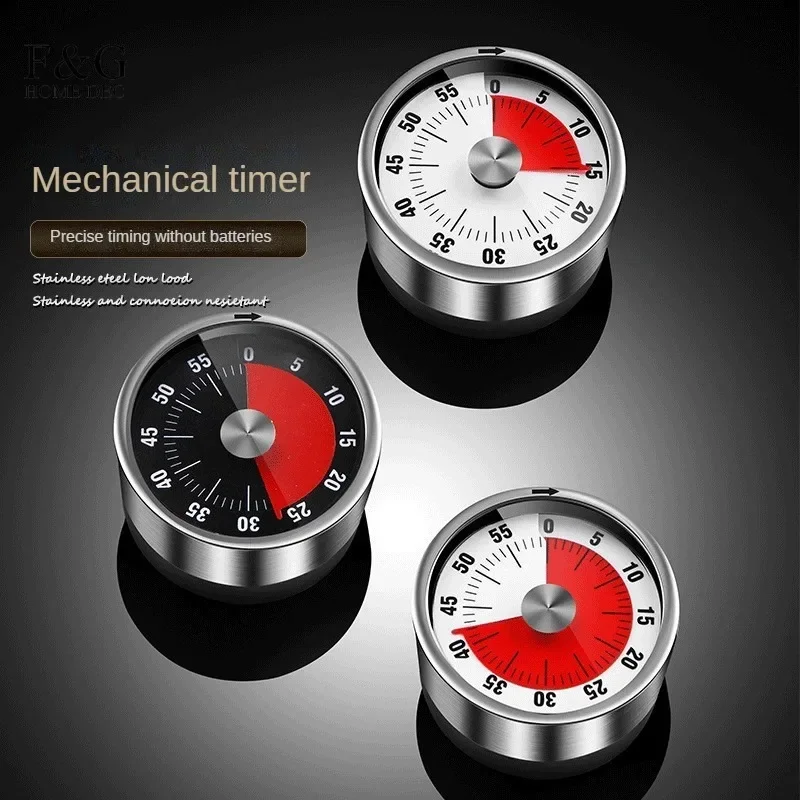 Mechanical Manual Digital Timer Magnetic Kitchen Timer Cooking Study Fitness Countdown Alarm Clock Gadget Kitchen Accesories