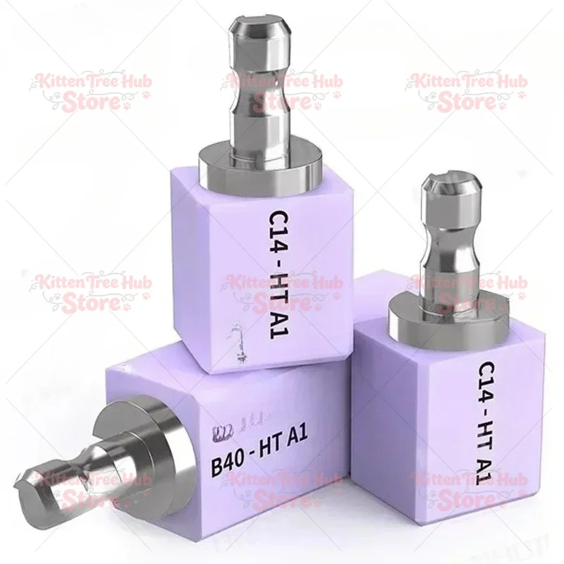 5Pcs/Box Aidite C14 CAD/CAM Lithium Disilicate Dental Translucency Materials Glass Ceramic Blocks Dentistry Lab Materials