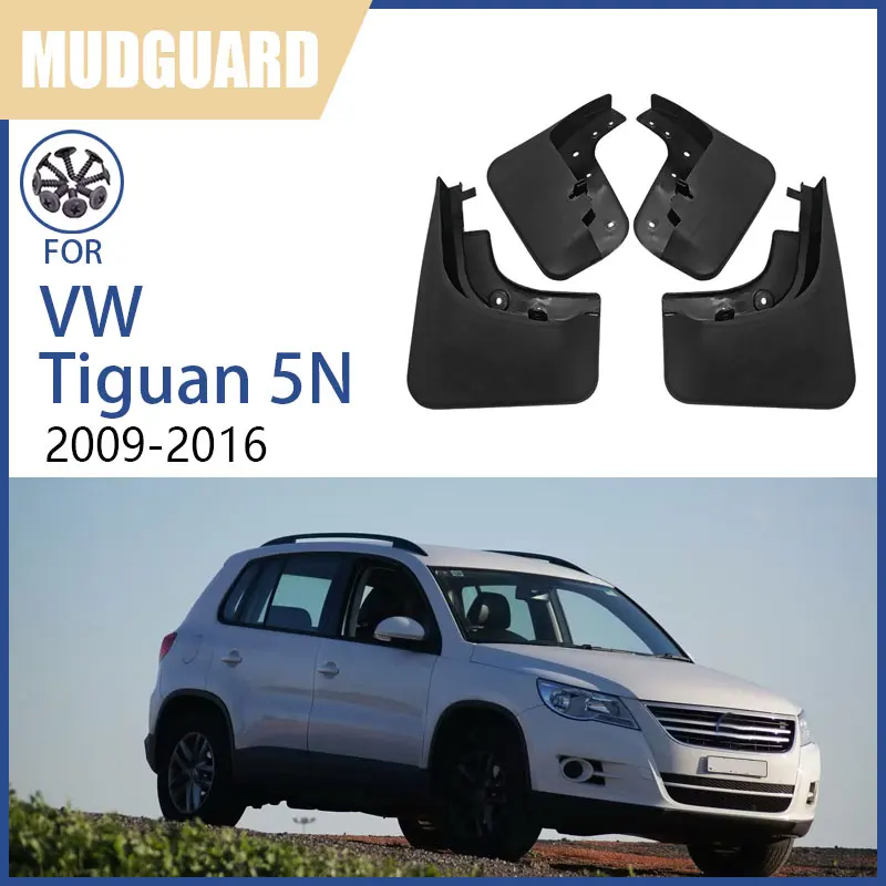 

Брызговики для Volkswagen VW Tiguan 5N 2009-2016 2015 2014 2013 2012, автомобильный брызговик, специальный брызговик, аксессуар для стайлинга автомобилей