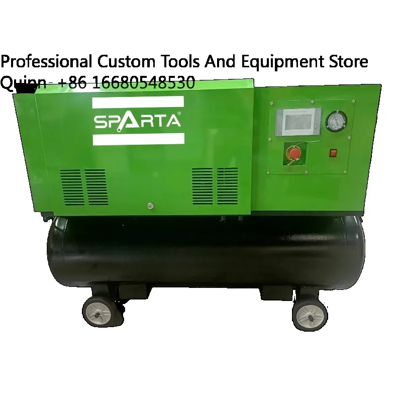 

GC7.5KW 10Bar Portable Screw Air Compressor 2 in 1 with Tank Mobile Air Compressor for Industrial Construction