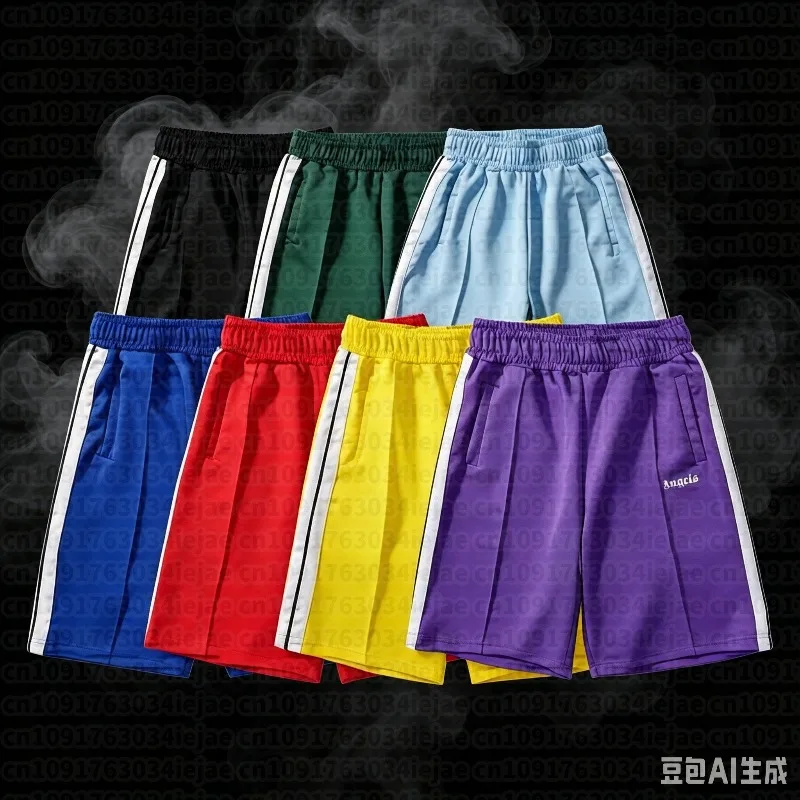 26 neue Retro-Hip-Hop-Basketballshorts im amerikanischen Stil für Herren und Kinder, Streetwear, Y2K-Mode, lässige Shorts, Oversize, schnelltrocknend, Sportshorts