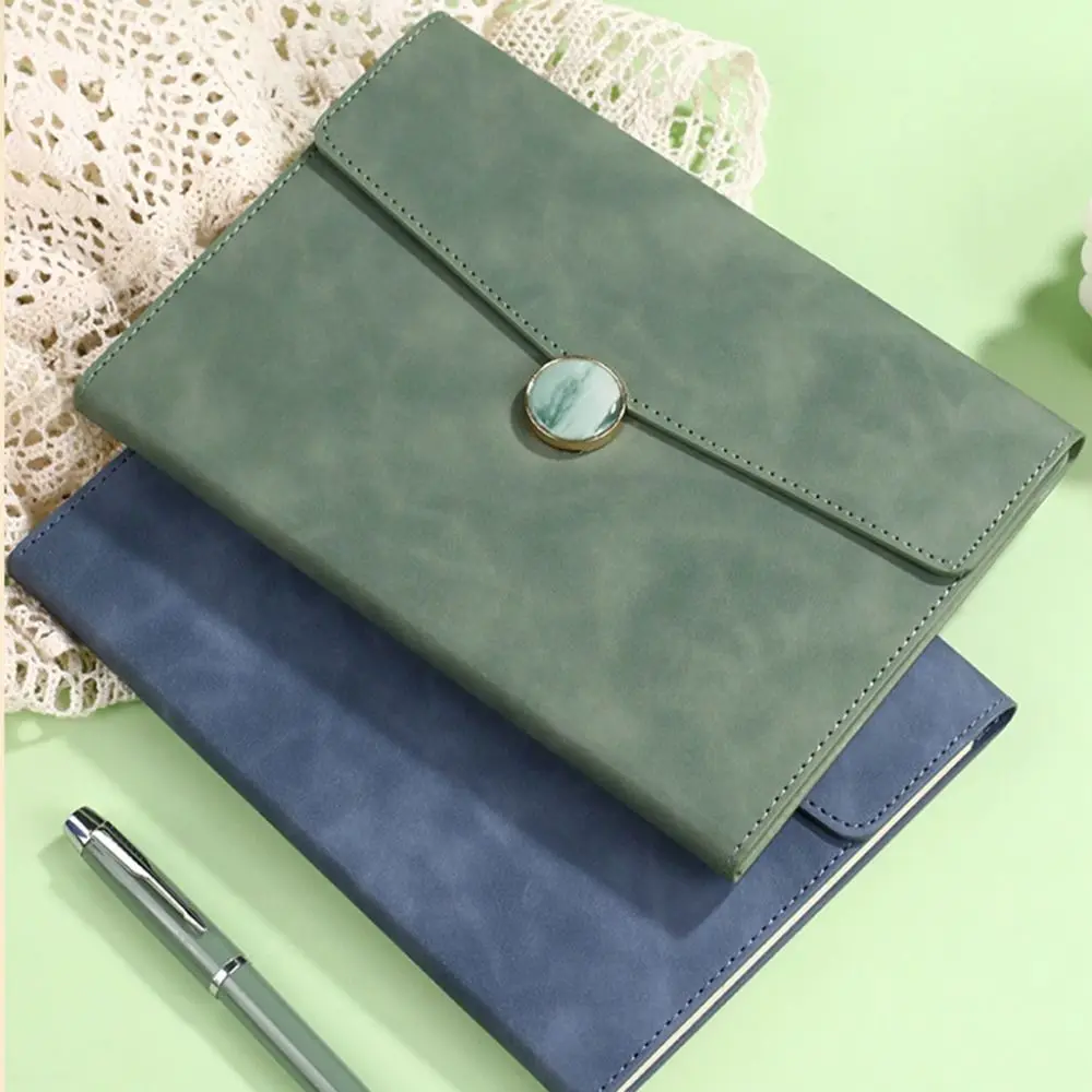 100 Pages Business Notebook Soft Simple Sinicism Notebook Portable Durable Loose-leaf Notebook Boost Productivity