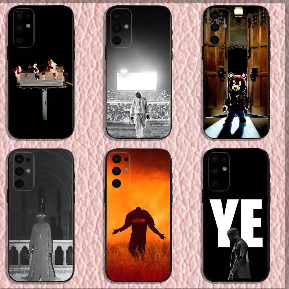 

K-Kanye West Bully Phone Case For Samsung S 25,24,23,22,30,21,10,9,Ultra,Plus,Lite,FE,4,5G Black Soft Case