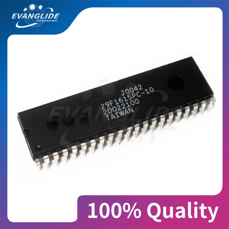 5 PCS/LOT 100%Quality & New MX29F1615PC-10 MX29F1615PC MX29F1615 29F1615PC-10 DIP-42 ICs