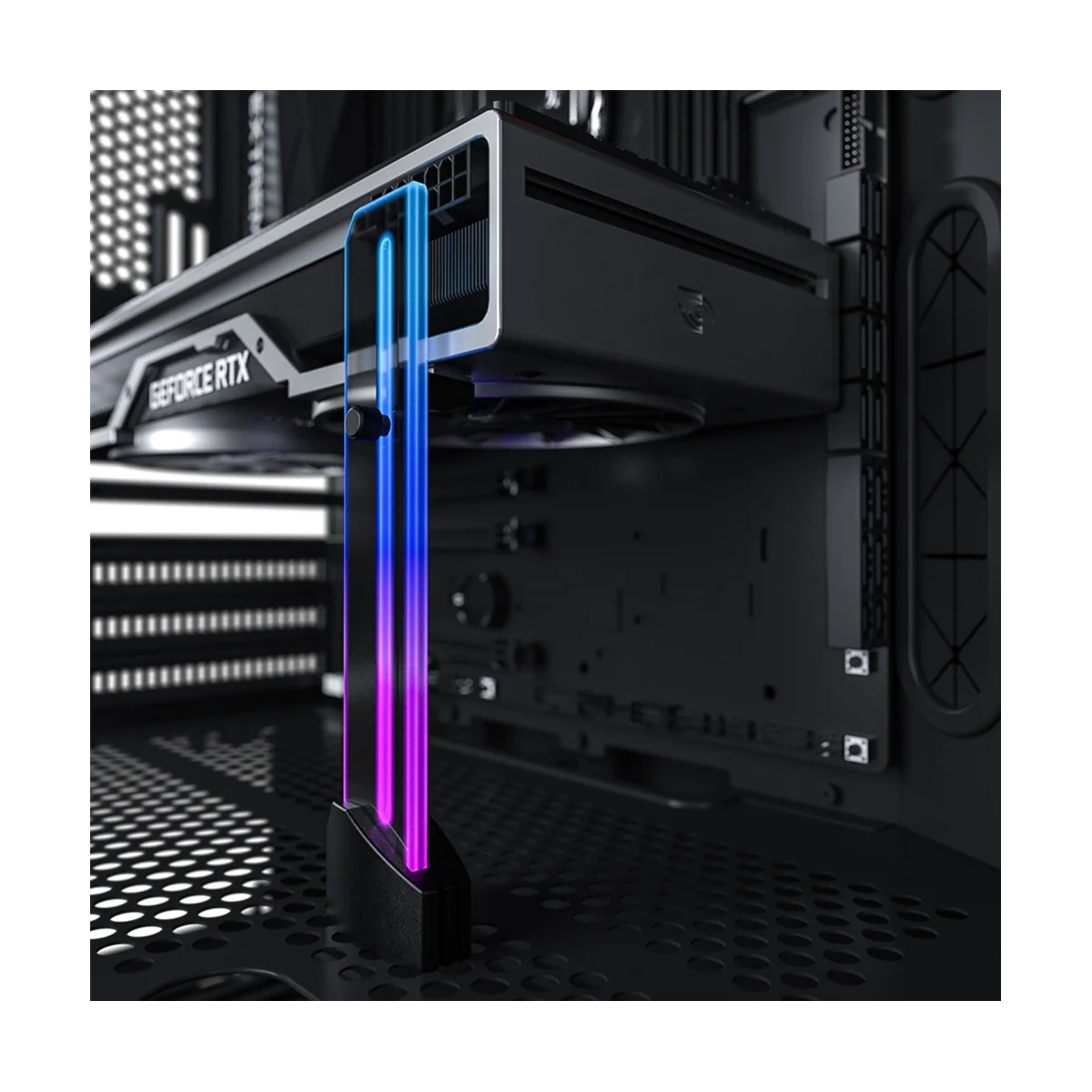 Graphics Card Bracket 5V 3PIN ARGB Graphics Card GPU Support Video Card Sag Holder/Holster Bracket Vertical GPU Mount