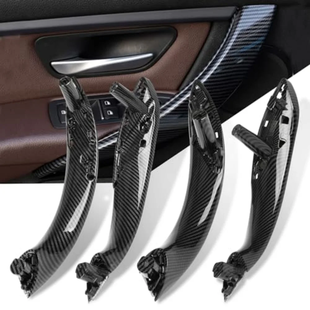 4PCS Interior Door Pull Handle for BMW 2012-2018 F30 F31 F80 Including Sedan Touring and Variants 316i to 340i