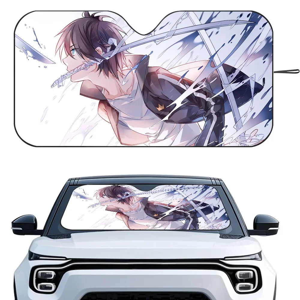 

Аниме N-Noragami автомобиль SunSha теплоизоляционная алюминиевая пленка лобовое стекло солнцезащитные козырьки УФ-лучи блоки автомобильный солнцезащитный козырек протектор