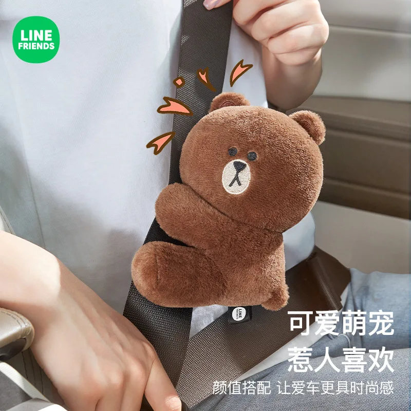 

Brown Bear Car Decoration Plush Doll Soft Plush For Car Wiper Gear Shift Seat Belt Turn Signal Ornament Toy Decoration Gift