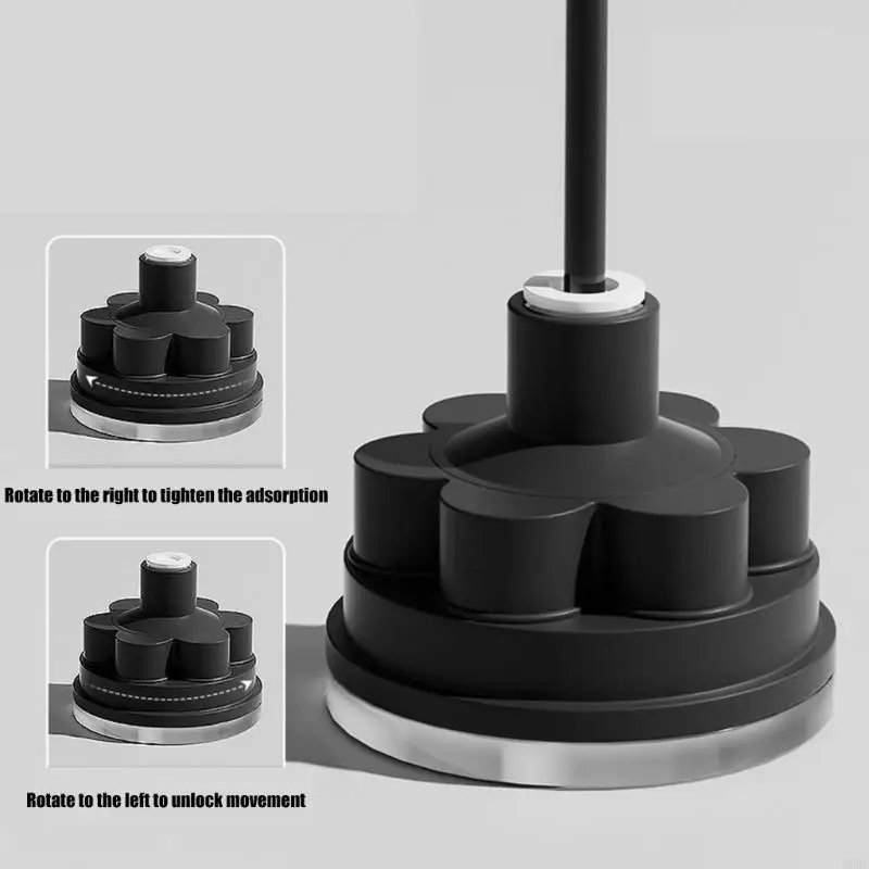 لعبة تفاعلية على شكل عصا دعابة للقطط ذات الريش مع قاعدة كوب شفط للحيوانات الأليفة الملل #4
