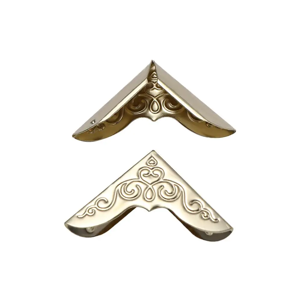 40pcs Metal Book Jewelry Box Metal Crafts Notebook Corner  Protectors Menu Folder Corner Brackets Scrapbooking  Albums - view 2