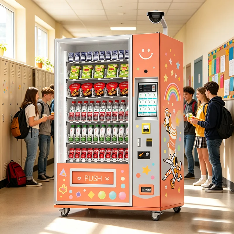High Load Unattended Retail Vending Machine Suitable for Factory Workshop Staff Lounge