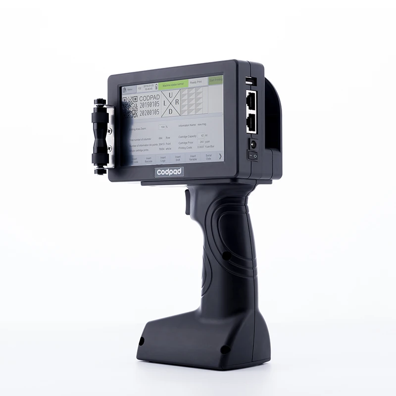 

DOCOD Portable Handheld Thermal Inkjet Printer Smart Coder Carton Box Printing Machinery Small Batch Coding Machine