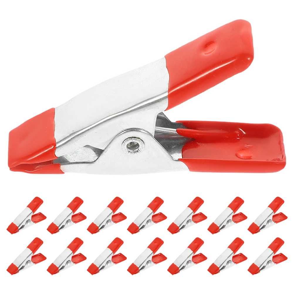 

20 Pcs Clip Clips for Woodworking Clamps Backdrop Stand Hanging Metal Mount Multifunction
