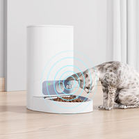 Smart Pet Feeder 2.5L Large Capacity Multiple Meals Timed Automatic Cat Feeder Dog Food Dispenser Wifi Remote Control Feeding