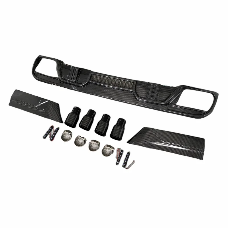 

Карбоновый задний диффузор в стиле LD для BMW F96 X6M, комплект обвеса, нижняя накладка на задний бампер, сплиттер, спойлер