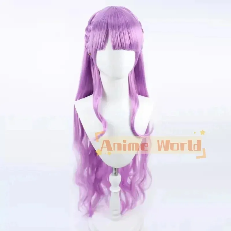 리엘라! 러브라이브!슈퍼스타!! Wien Margarete 코스프레 가발 80cm 긴 내열성 합성 머리 할로윈 파티 역할 놀이