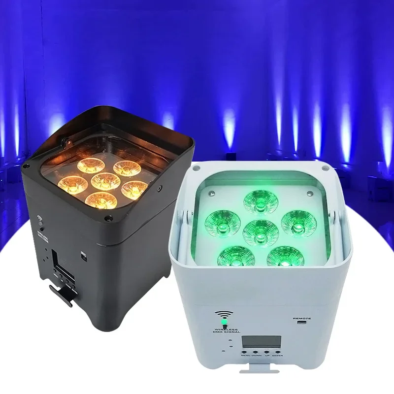 Remote Control Battery Powered 18 LED RGB Battery Par Can Stage Light Wedding Stage Lightingrgb Battery Light Par