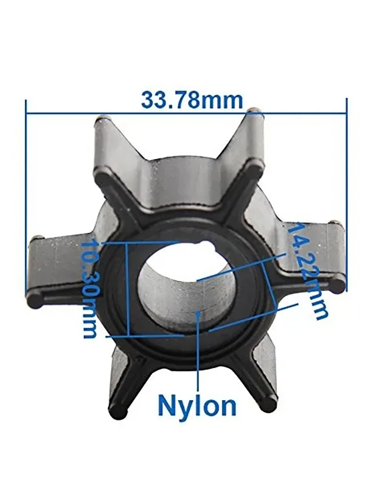 Wholesale Impeller 47-16154-3 47 16154 3 161543 For Mercury Mariner 2HP 2.5HP 3.3HP 4HP 5HP 6HP Outboard Motors view 3