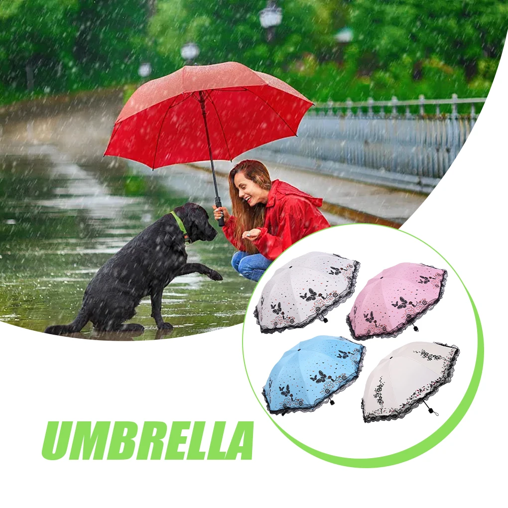 Stylish And Functional Lace Side Umbrella For Any Occasion Small Size Portable Sun Umbrella