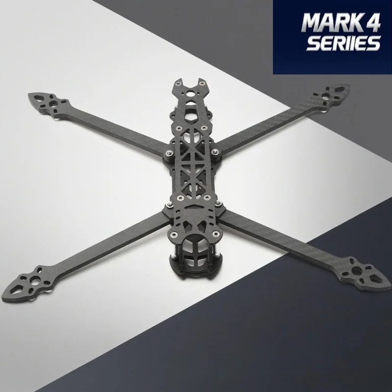 

Mark4 7inch 295mm with 5mm Arm Thickness Quadcopter Frame 3K Carbon Fiber for 7" FPV Freestyle RC Racing Drone Frame Kit