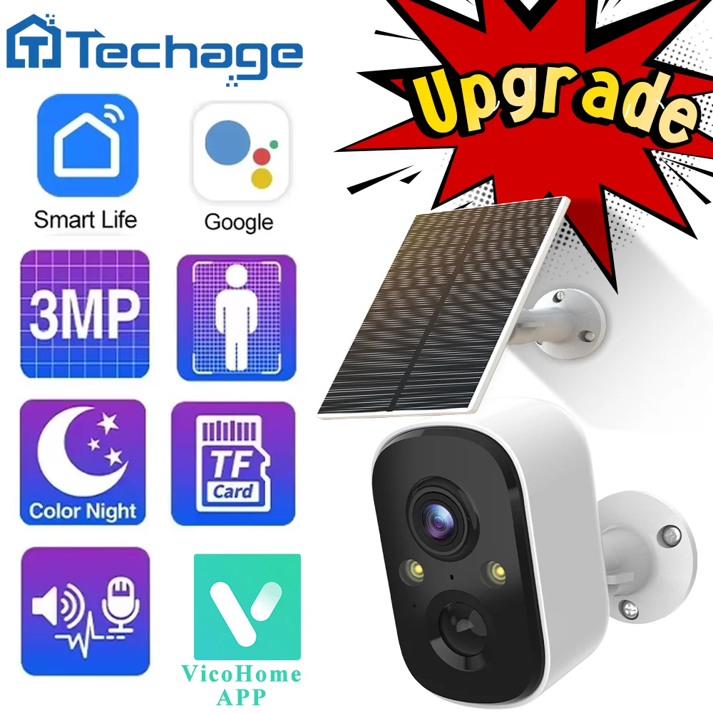 Techage 3MP Wifi Ca… - image