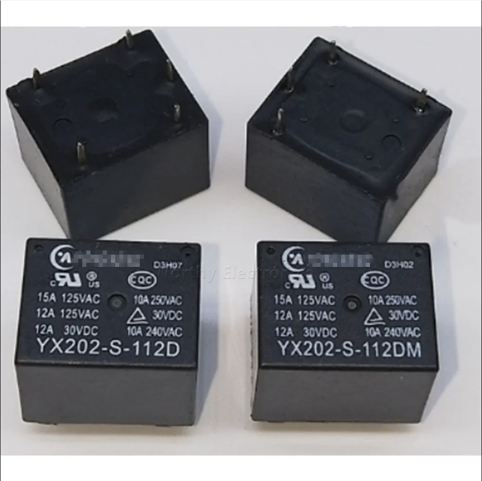 

Free shipping 10pcs/lot T73 YX202-S-112D 12V YX202-S-112DM 15A 4/5PIN Relay