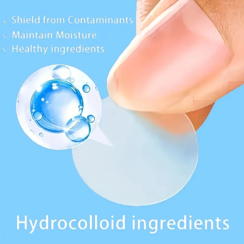 200/600/1200 قطعة من رقع حب الشباب |   خالية من الكحول، لطيفة وغير مهيجة، مناسبة لجميع أنواع البشرة، آمنة ومقاومة للماء