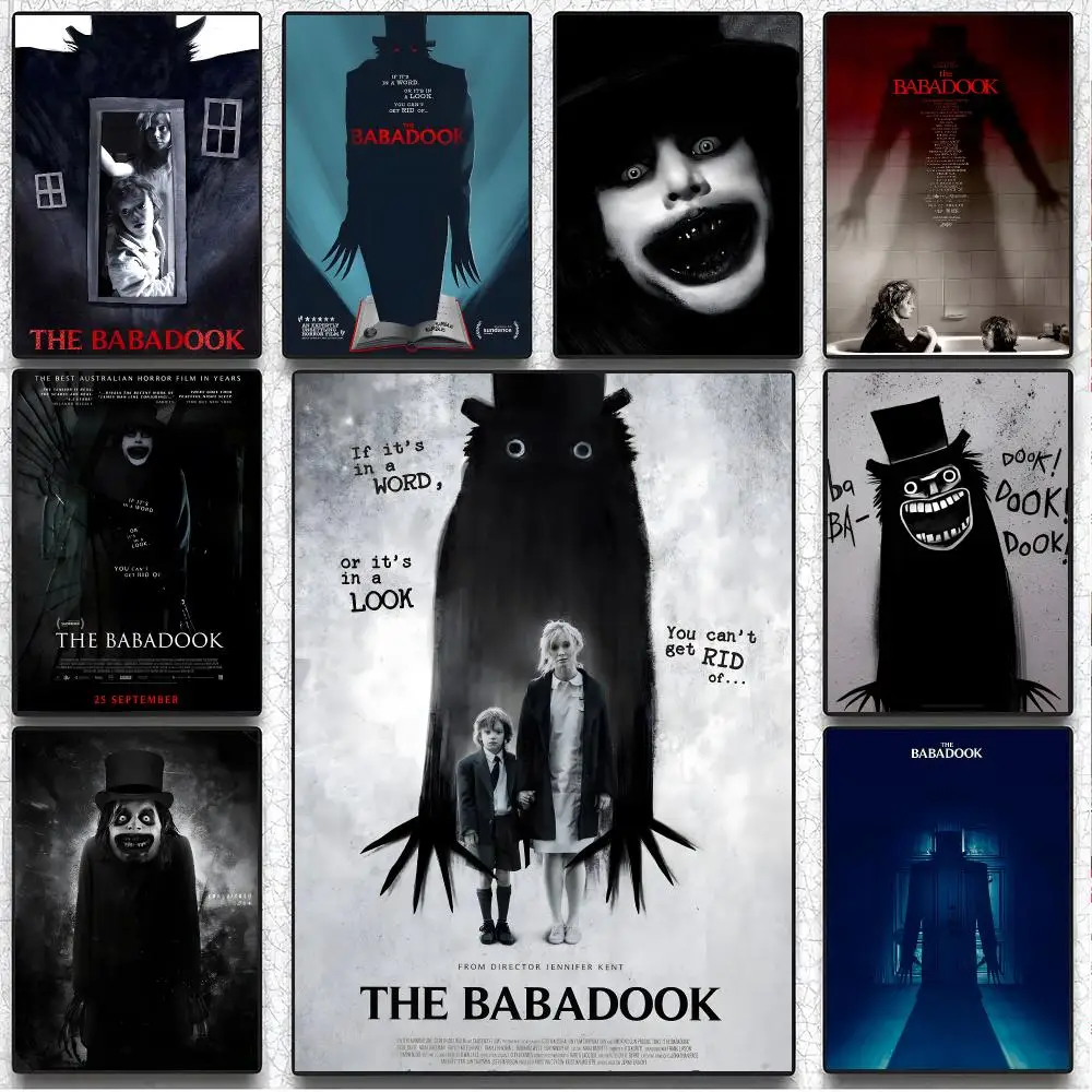 Horror Film The Babadook Poster Artistic Peel-Off Wall Decor, Indoor Outdoor Home Ornament for Collectors