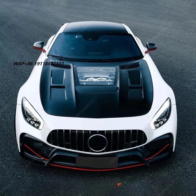 Auto Part Body Kit GT/GTS Upgrade IMP Style Full Set Carbon Fiber Polished Finish Front/Rear Bumper Grille